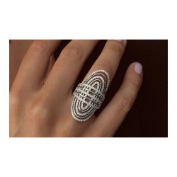 Bague Ellipse en Argent 925 – ORUS