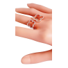 Bague deux trèfles Argent 925 rose