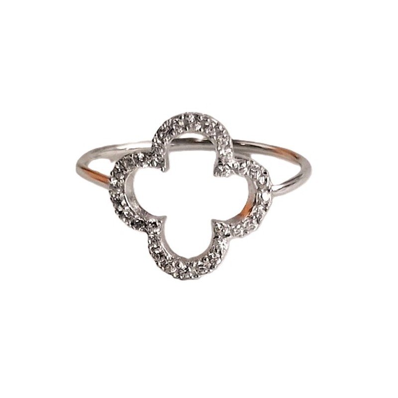 Bague trèfle argent 925