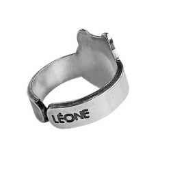 Bague tête de Lion argenté - bijoux Léone