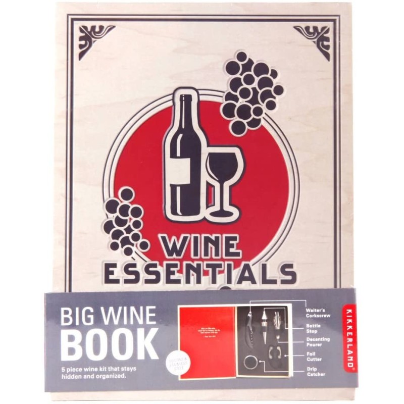 LIVRE SET A VIN 5 PIECES - KIKKERLAND