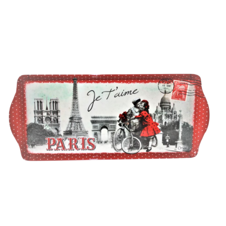 Plateau rectangulaire « Paris je t’aime »