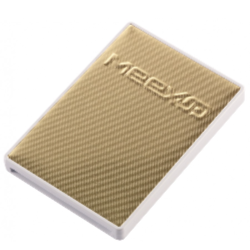 Porte-cartes Meexup compact or/blanc