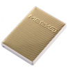 Porte-cartes Meexup compact or/blanc