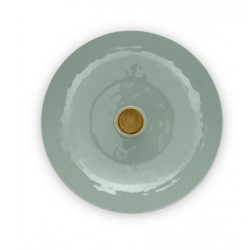 Bougeoir en métal Blushing vert clair- 16 cm– Pip Studio