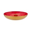 Bougeoir en métal Blushing rouge - 16 cm-Pip Studio