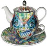 Théière egoiste Baci Milano Cosy Xmas silver