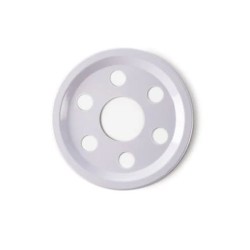 Photophore verre luisant avec bougie-Rechargeable - Bougie la Française
