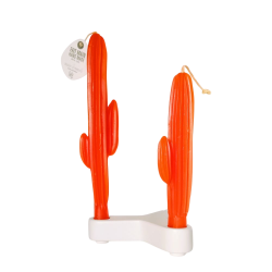 Duo flambeaux cactus orange...