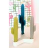 Duo flambeaux cactus gris - Bougie la Francaise