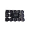 Boite de 15 lumignons noir village candle