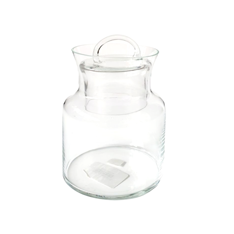 Bonbonnière en verre avec couvercle GM