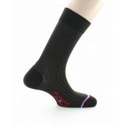 Chaussettes Opéra marron-...