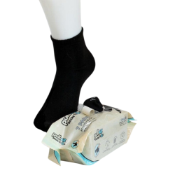 7 Paires de chaussettes ToGo noires adultes -Pulliez