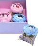 Coffret de 4 coussins fleur à parfumer – Parme et Violet - Atelier Catherine Masson