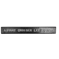 Aimant humoristique «Aimant croiser les doigts »