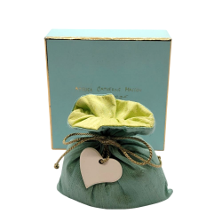 Pochon à parfumer vert – Atelier Catherine Masson