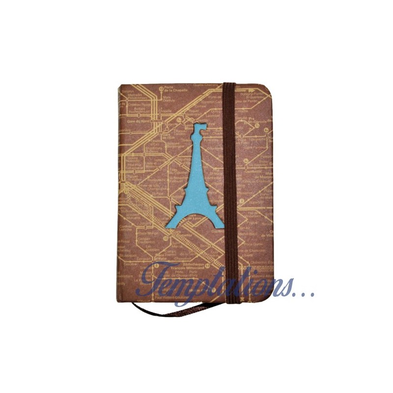 Calepin Paris bleu