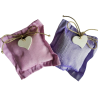 Boite 2 coussins à parfumer parme/violet– Atelier Catherine Masson