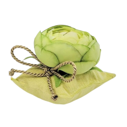 Coussin fleur anis à...