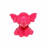 Porte lunettes éléphant rose