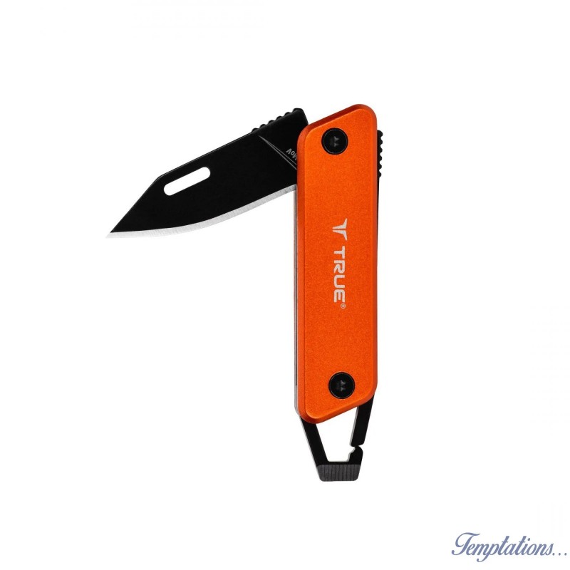 COUTEAU PORTE-CLÉS ORANGE - TRUE UTILITY