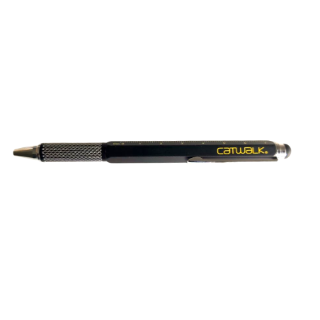 Stylo Tactile Multifonction CATWALK – Noir/jaune