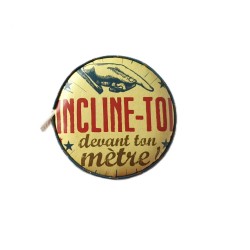 Mètre de couture ruban rétractable "Incline toi devant ton mètre" Natives