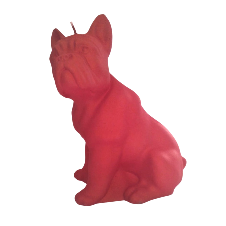 Bougie Bulldog Rouge Candellana