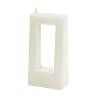 Bougie Alusi QUADRA UNA blanche