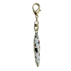 Mini stylo porte-clés Blanc...