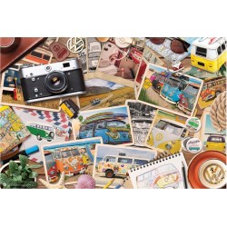 Puzzle 550 pièces VW Road Trips Tin