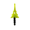 Bouchon anti- poussière pour prise jack mini Tour Eiffel jaune