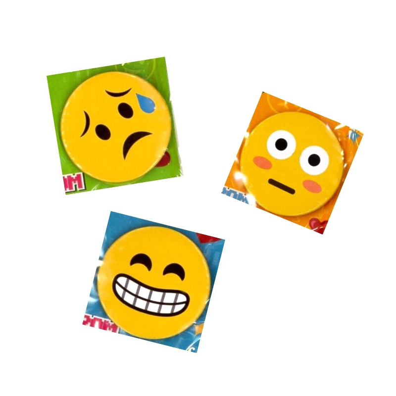 lot de 3 badges emoji