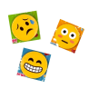 lot de 3 badges emoji