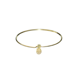 Bracelet jonc Ananas or Timi