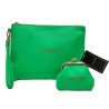 Pochette verte fluo "j'adore"