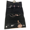 Porte bijoux de voyage en cuir jaune