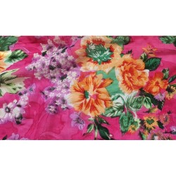 Foulard ou paréo imprimé floral Création Palm