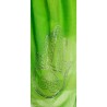 Foulard vert avec motifs main de Fatma argentée