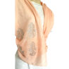 Foulard Saumon avec motifs 4 Mains de Fatma