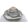 Foulard Hannah  gris/blanc - Dana Esteline