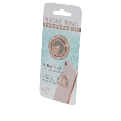 Anneau support de téléphone rond avec strass