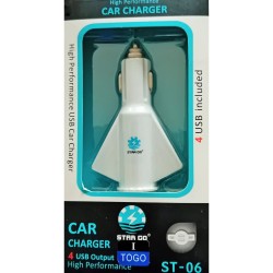 Chargeur de voiture 4 ports...