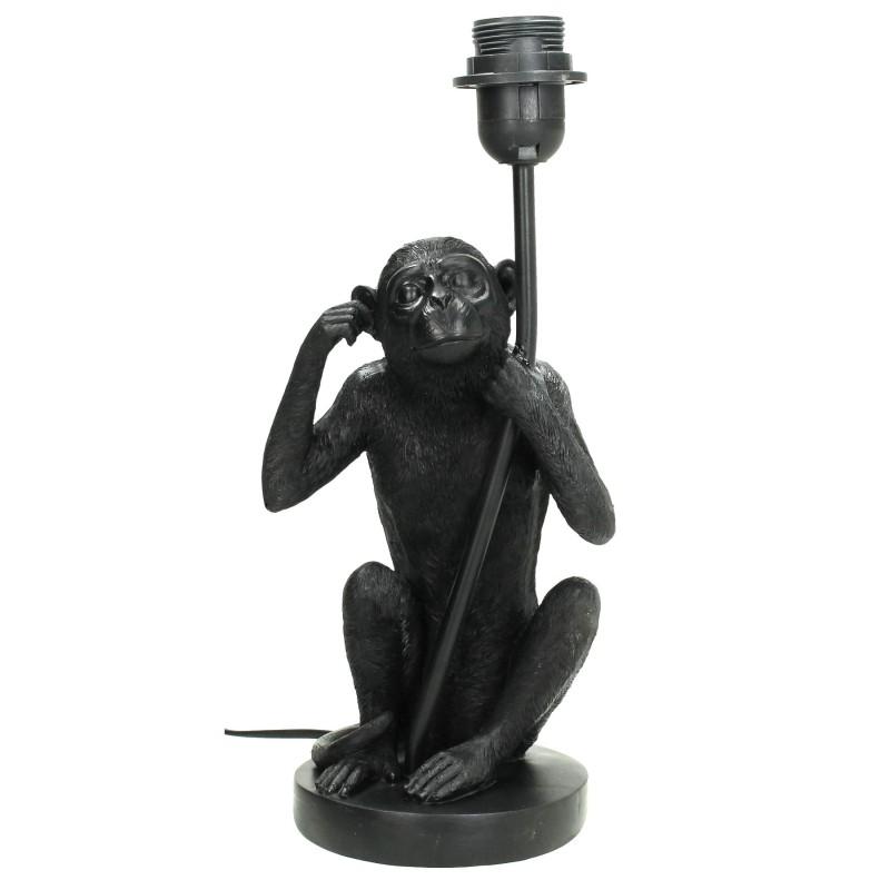 Lampe de table singe sans abat-jour