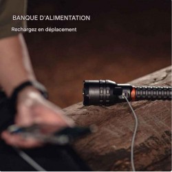 Lampe de poche LED NEBO 12K rechargeable power bank