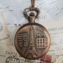 Montre à gousset Cuivre Paris 3 monuments GM