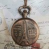 Montre à gousset Cuivre Paris 3 monuments GM