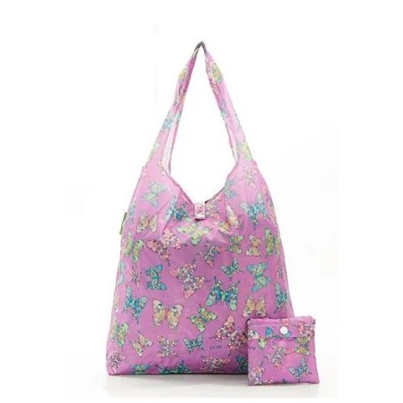 Sac cabas pliable Lila "Papillons" – Eco Chic