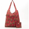 Sac cabas pliable rouge "Vaches Highlands " – Eco Chic